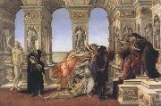 Sandro Botticelli Calumny oil painting artist